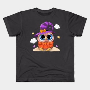 Halloween Owl Kids T-Shirt